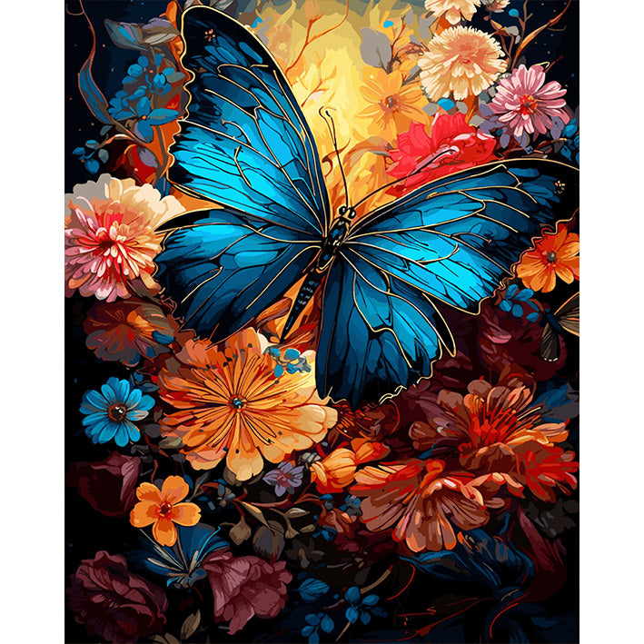 Butterflies resting on flowers - ColourCrash