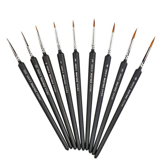 Professional Detail Brushes (9-Pack) - ColourCrash